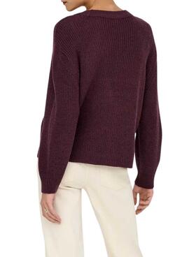 Only Milouz Granat Pullover für Damen