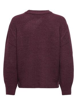 Only Milouz Granat Pullover für Damen