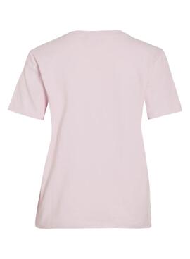 T-Shirt Vila Vinora rosa für Damen