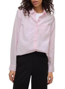 Bluse Vila Darma Rosa gestreift für Damen