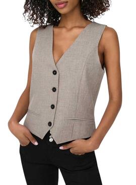 Only Linda graue Weste für Damen