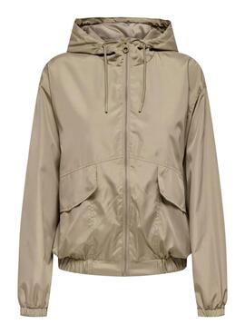 Windbreaker Only Dominique beige für Damen
