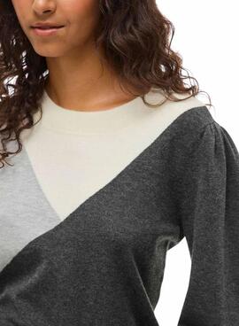 Vila Kerry Grauer Pullover für Damen