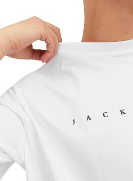 T-shirt Jack and Jones Star weiß für Herren