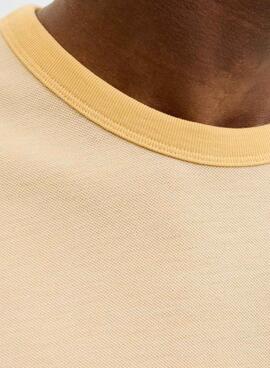 T-Shirt Jack and Jones Blualves gelb für Herren