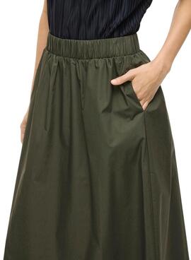 Rock Vila Visophie grün für Damen