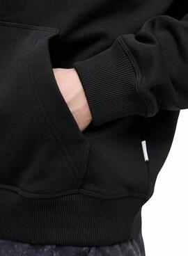 Sudadera Jack and Jones Norrebro Hood schwarz für Herren.