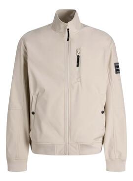 Jack and Jones Parker beiger Mantel für Herren.