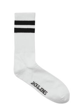 Pack Socken Jack and Jones Travis weiß für Herren