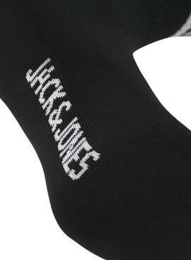 Sockenpackung Jack and Jones Travis Schwarz für Herren.