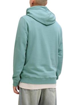 Sweatshirt Jack and Jones Rain türkis für Herren