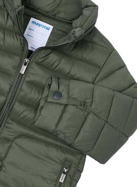 Grüne gesteppte Mayoral Jacke für Jungen