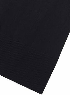 Schwarzer Mayoral Midi-Strickrock für Mädchen.