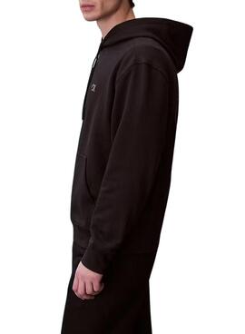 Sudadera Calvin Klein Jeans Circle schwarz für Herren
