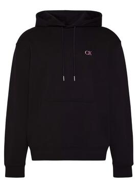 Sudadera Calvin Klein Jeans Circle schwarz für Herren