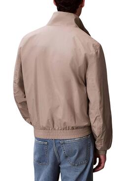 Herren-Beige-Jacke Calvin Klein Jeans Harrington