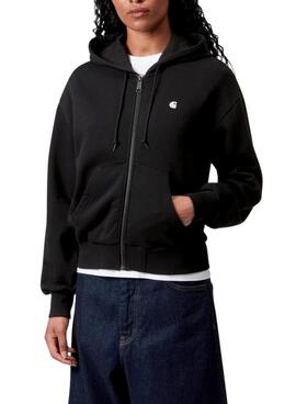 Sweatshirt Carhartt Casey schwarz für Damen