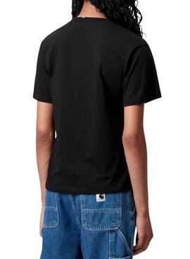 T-Shirt Carhartt Pocket schwarz für Damen