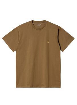 T-Shirt Carhartt Chase in Braun für Herren.