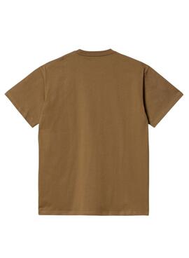 T-Shirt Carhartt Chase in Braun für Herren.