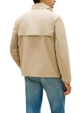 Tommy Hilfiger Marken-Beige-Jacke für Herren.