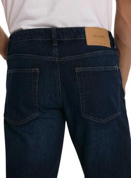 Jeans Only and Sons Sedge dunkler Denim für Herren