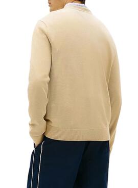 Tommy Jeans Light beige Pullover für Herren.