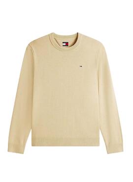 Tommy Jeans Light beige Pullover für Herren.