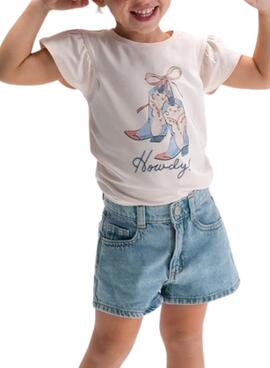 Kurze Mayoral Cowgirl Jeans Grundausstattung für Mädchen.