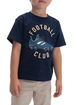 T-shirt Mayoral Football Club in Marineblau für Jungen.
