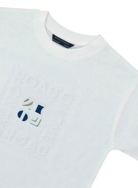 T-Shirt Mayoral On The Road weiß für Jungen