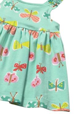 Kleid Mayoral mit türkisblauen Schmetterlingen für Baby