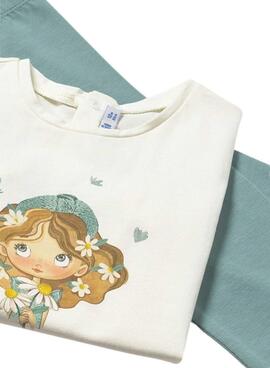 Dreiteiliges Mayoral-Set in Blau für Baby