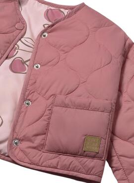 Wendbare rosa Mayoral Jacke für Babys