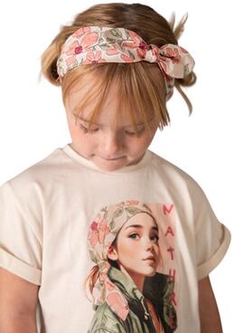 T-shirt und Haarband Mayoral weiß für Mädchen