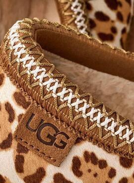 UGG Tazz Leopard-Tierdruck-Clogs für Damen