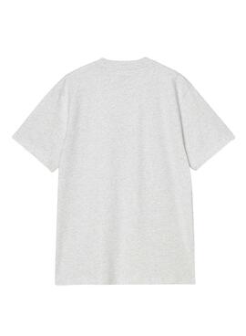 T-shirt Carhartt Script grau für Herren.