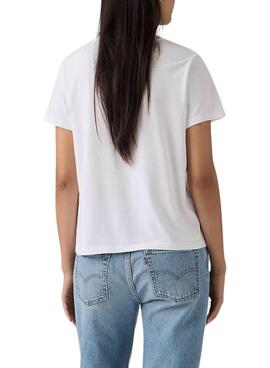 Levis Grundlagen T-Shirt in Weiß für Damen.