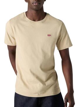 Original Levi's T-Shirt in Beige für Herren.