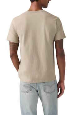 Levis Basic Vintage T-Shirt in Beige für Herren.