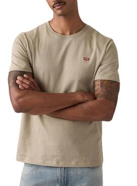 Levis Basic Vintage T-Shirt in Beige für Herren.