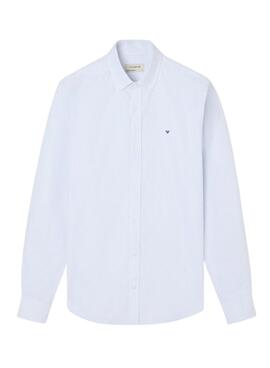 Hemd Silbon Oxford blau gestreift für Herren