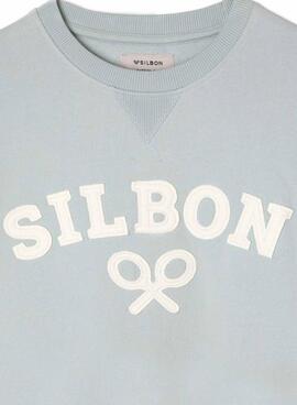 Sweatshirt Silbon blue racket for men