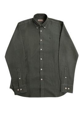 Hemd El Ganso Dyed grün für Herren