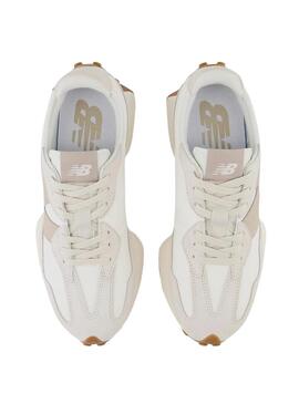Sneakers New Balance U327 beige für Damen.