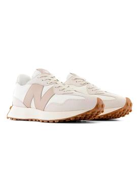 Sneakers New Balance U327 beige für Damen.