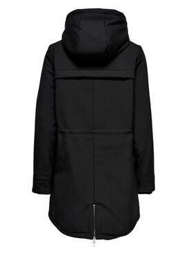 Parka Only Masstrich schwarz für Damen