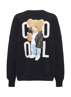 Pullover Only Teddy Cool schwarz für Damen