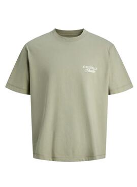 T-shirt Jack and Jones Norrebro grün für Herren.
