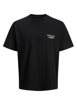 T-Shirt Jack and Jones Norrebro schwarz für Herren.